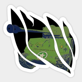 M4 Sherman Tank Sticker